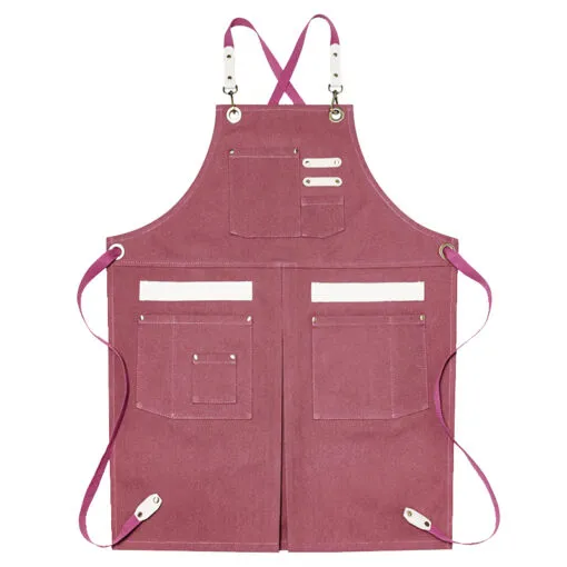 Refined Canvas Cotton Strap Crossback Kitchen Work Apron
