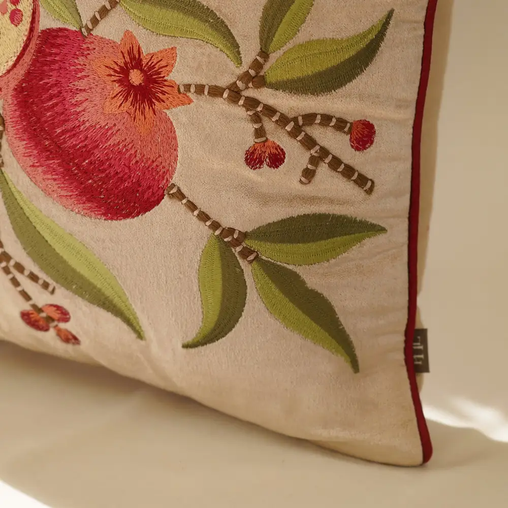 Pomegranate Branch Cushion Cover