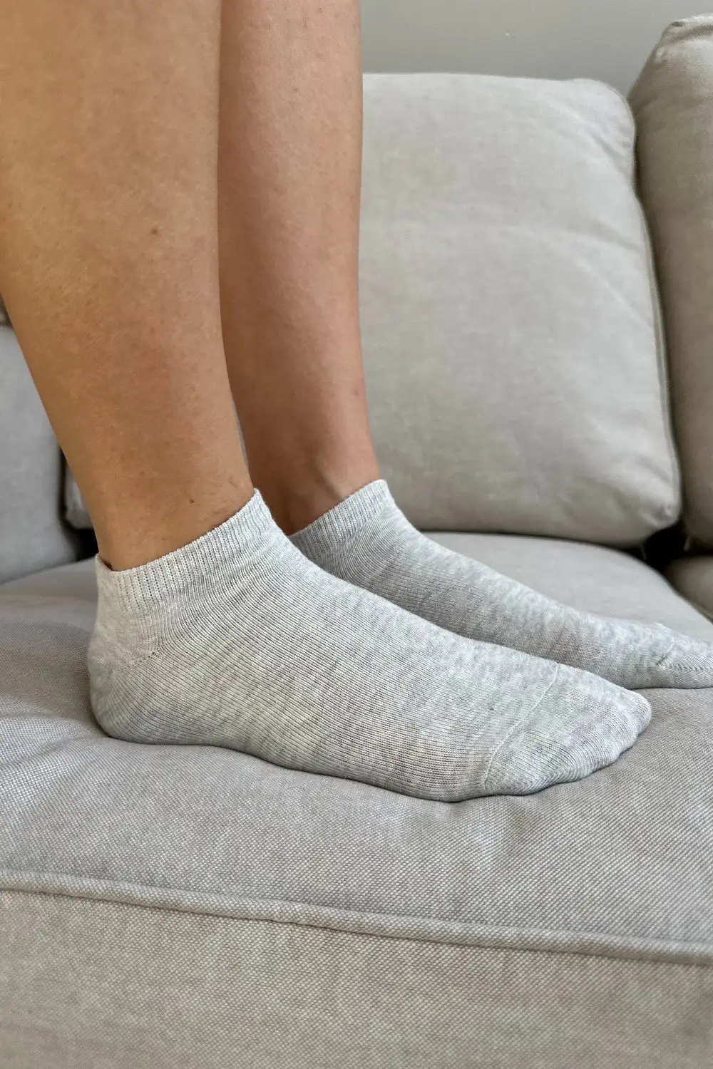 Plain Cotton Ankle Socks