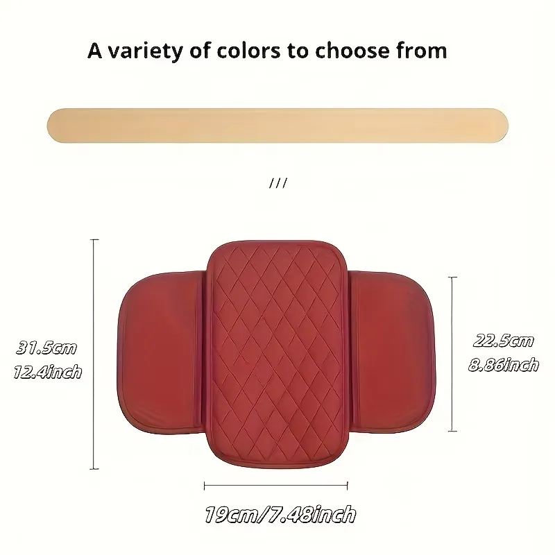 Quilted Leather Armrest Cover