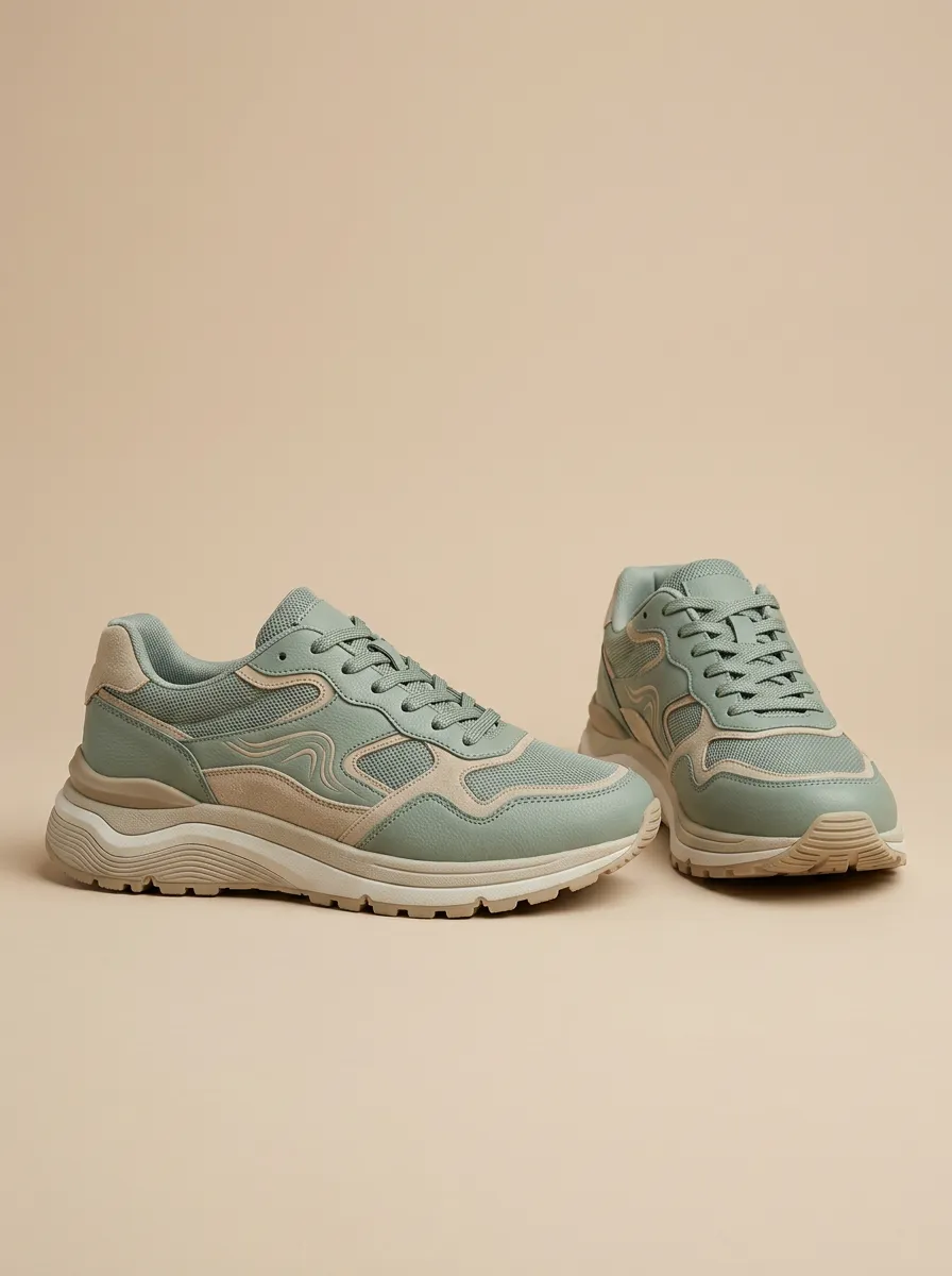 Unisex Minimalist Print Sneakers
