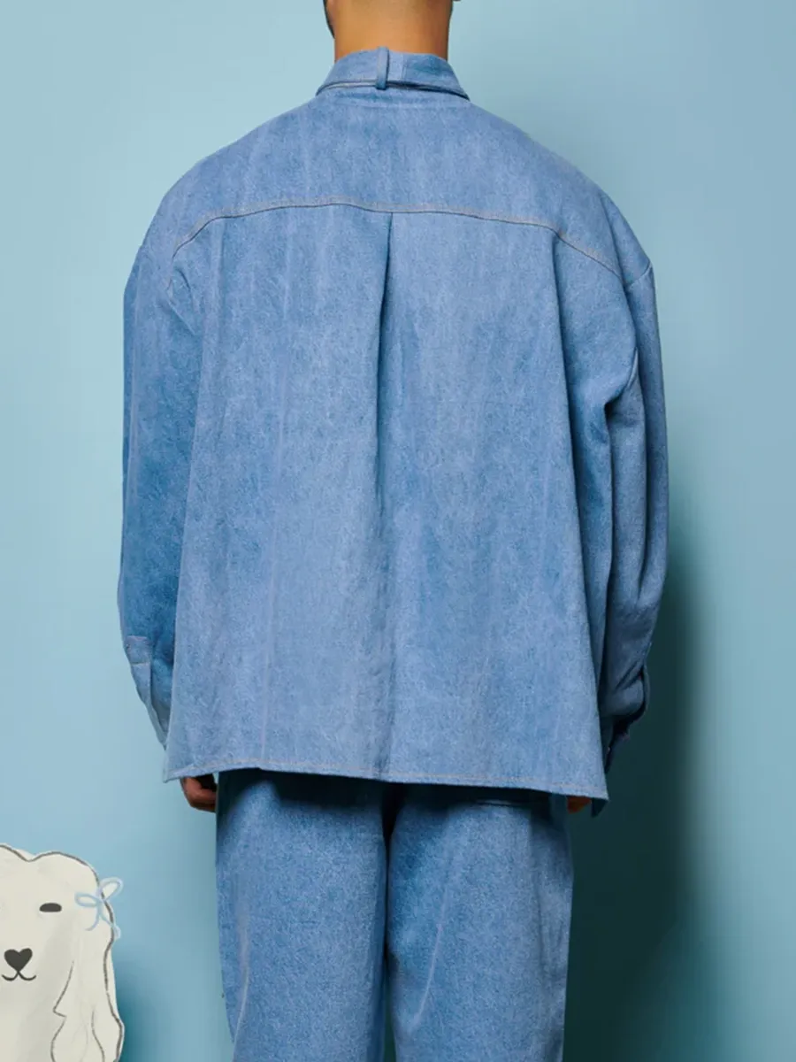 Denim Bow Shirt