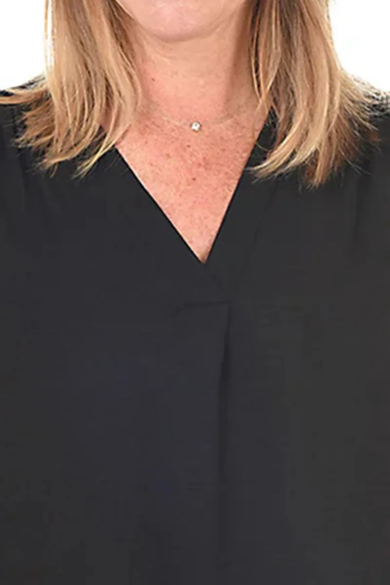 Inverted Pleat Sleeveless Blouse