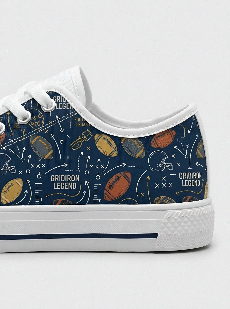 Men's American Football Gridiron Legend Printed Sneakers