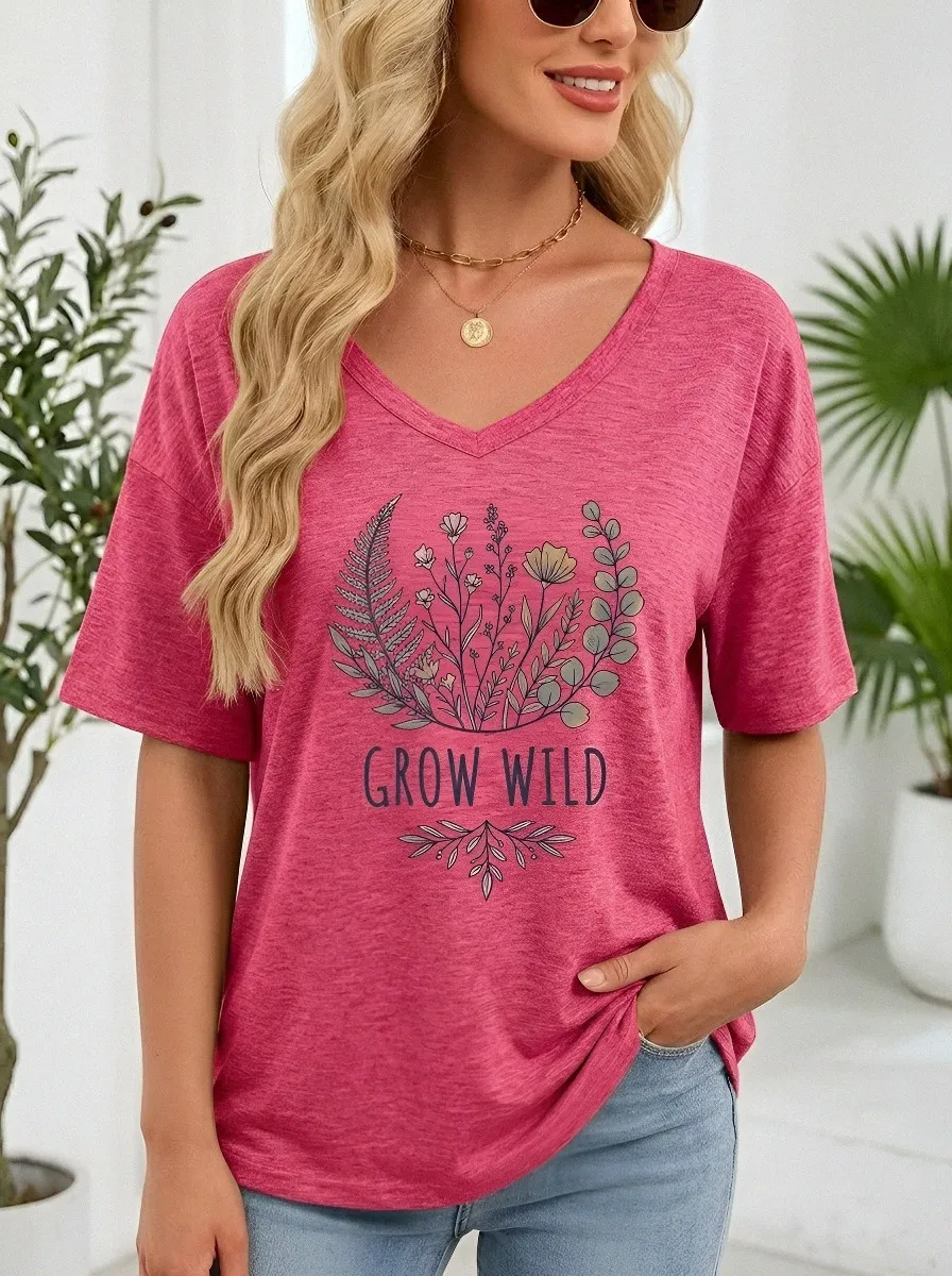 Nature Lover Grow T-Shirt Minimal