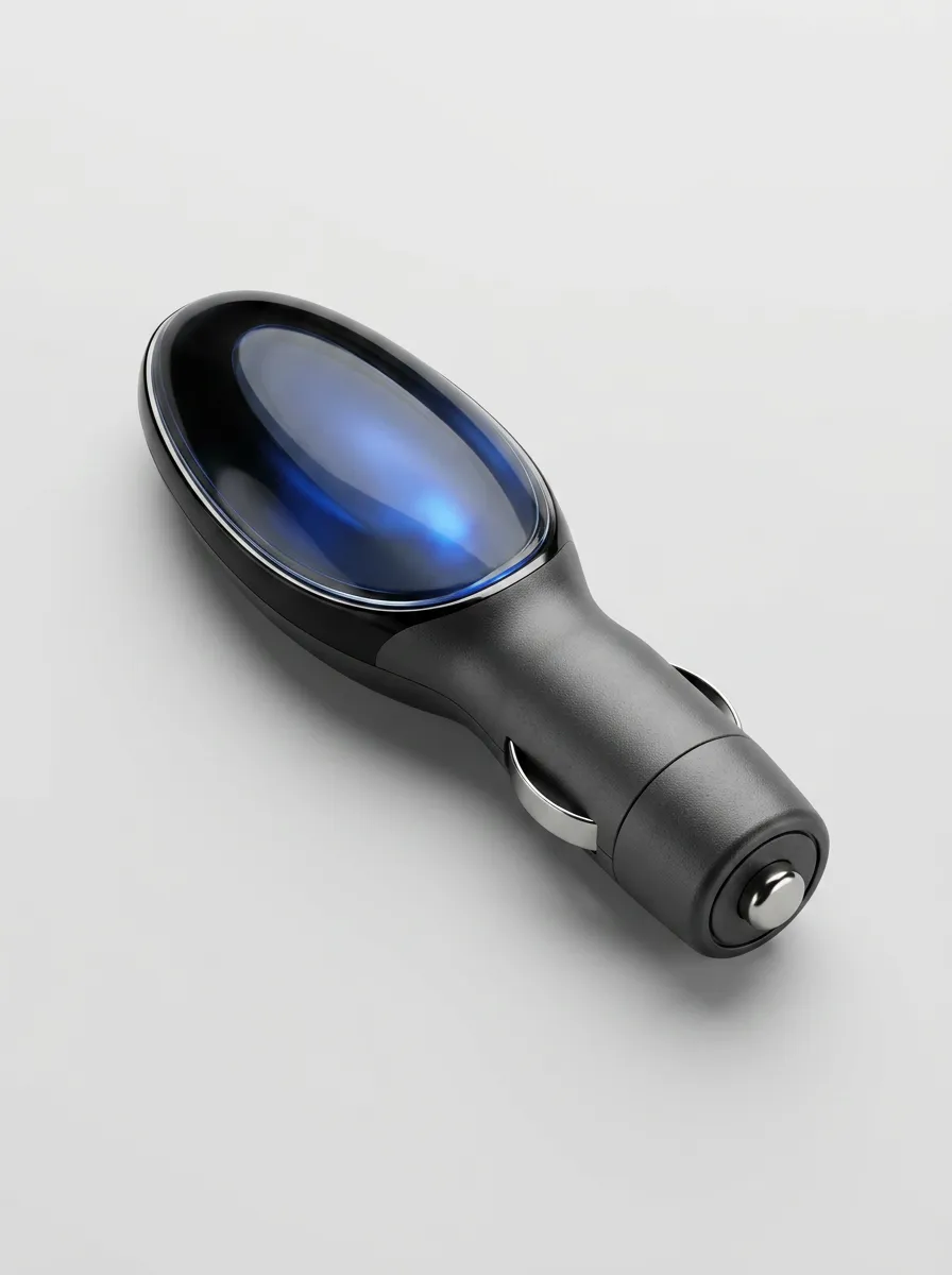 Vehicle Fuel Saver Accessory with LED Indicator Plug-In Format