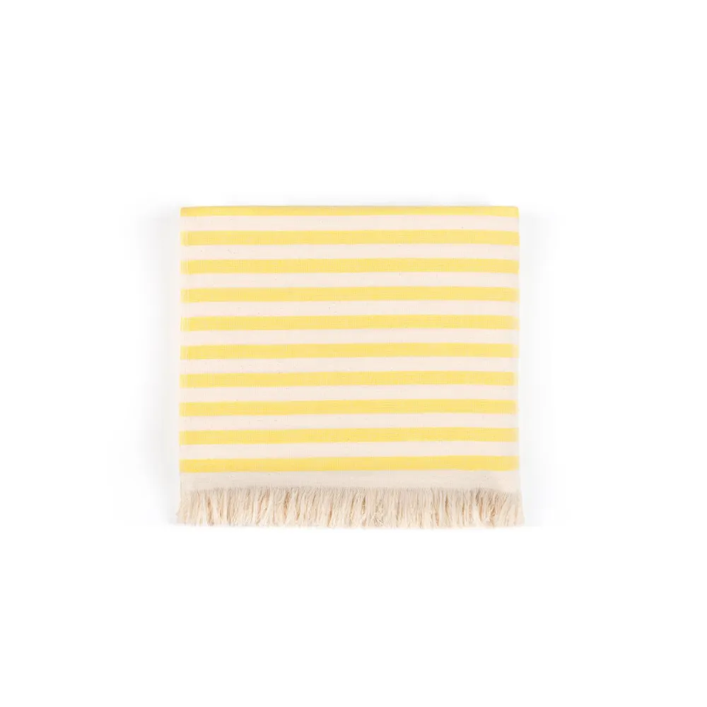 Striped Cotton Oversized Towel