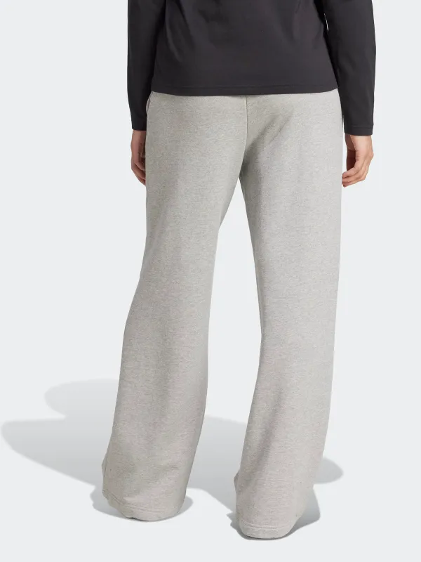 Wide Leg Mid Rise French Terry Pants