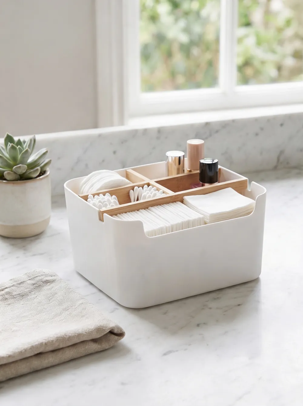 Multipurpose Desk Organizer White