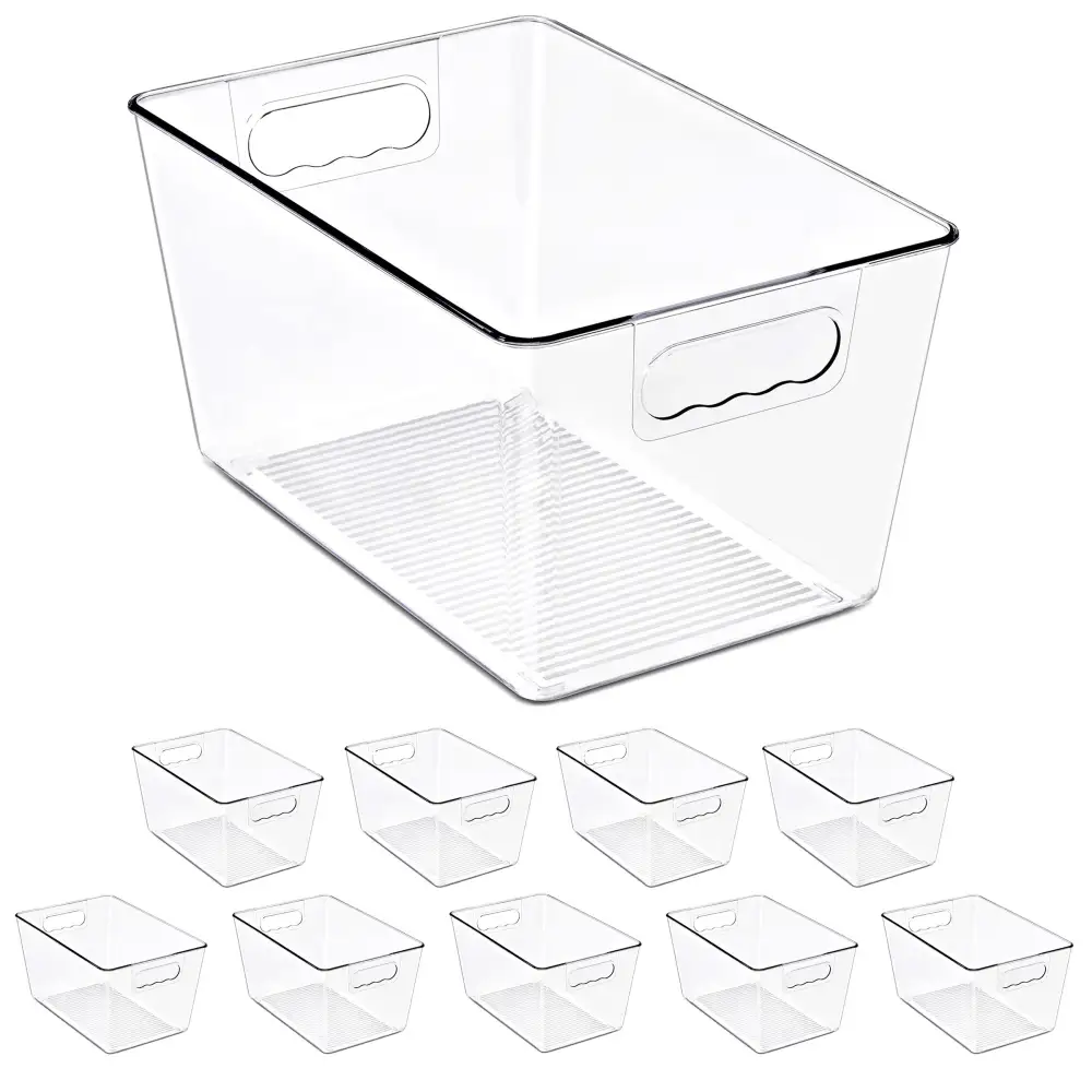 Clear Storage Bins With Handles