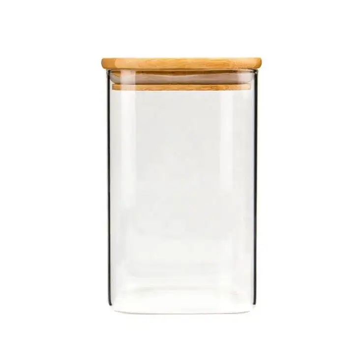 Square Pantry Storage Jar