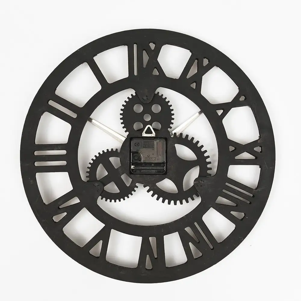 Wooden Metal Round Decorative Home Accent