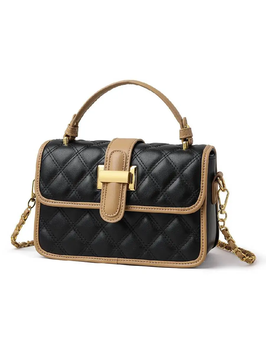 Aria Quilted Chain Crossbody Bag