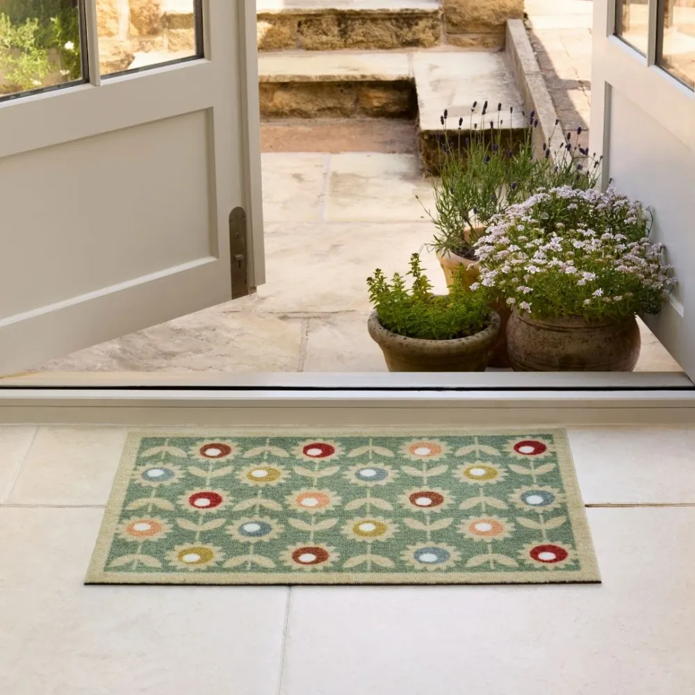 Multifloral Door Mat
