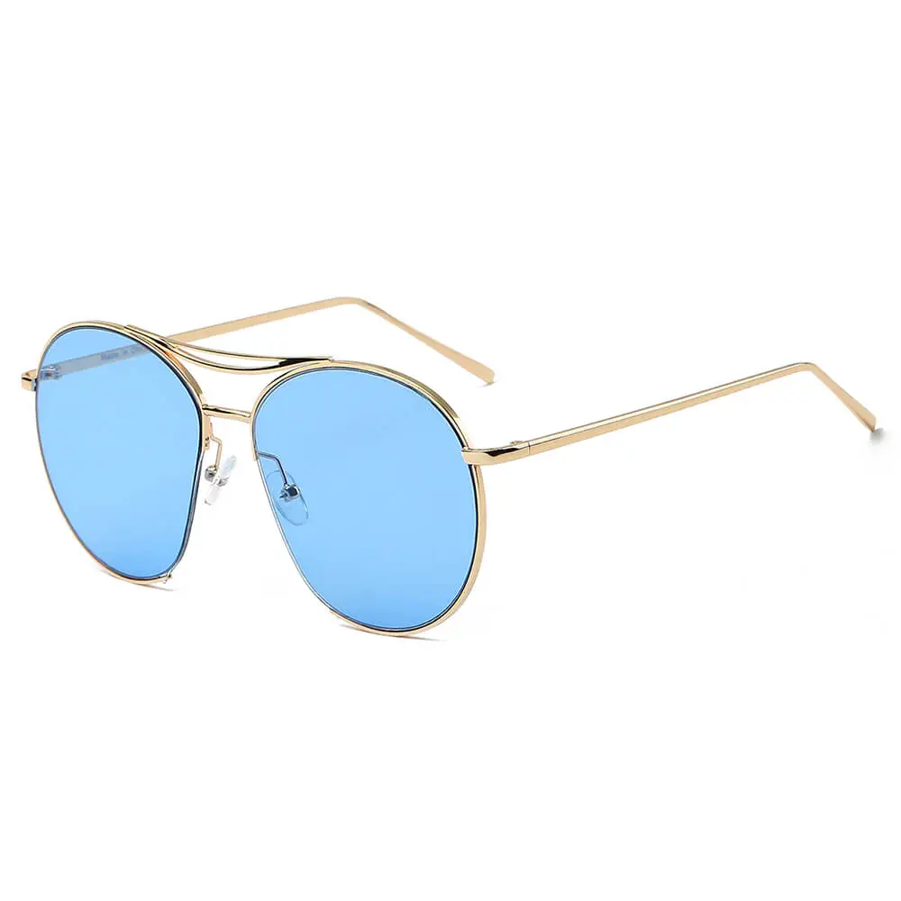 Low Profile Round Frame Sunglasses