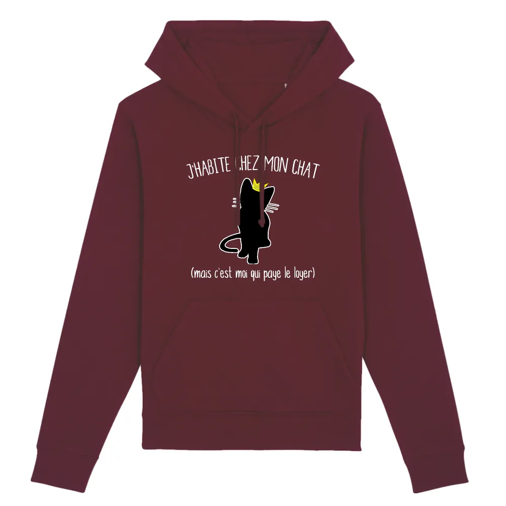 House Cat Graphic Pullover Hoodie