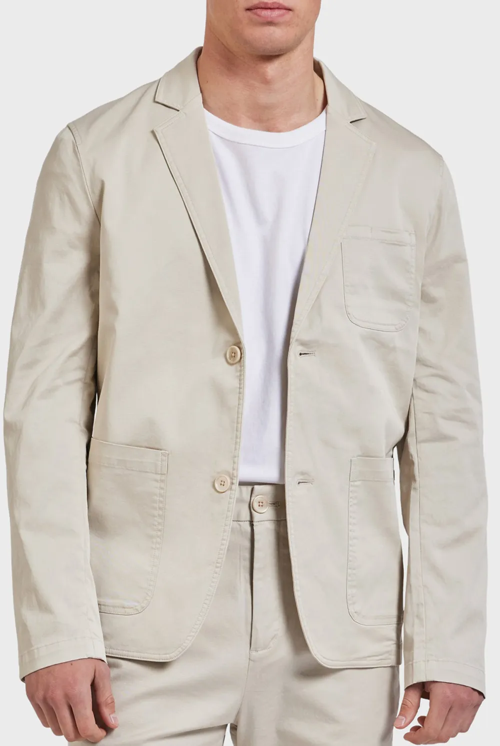 Minimalist Unstructured Casual Blazer Jacket