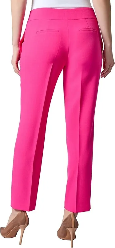 Crepe Pocket Zipper Pants