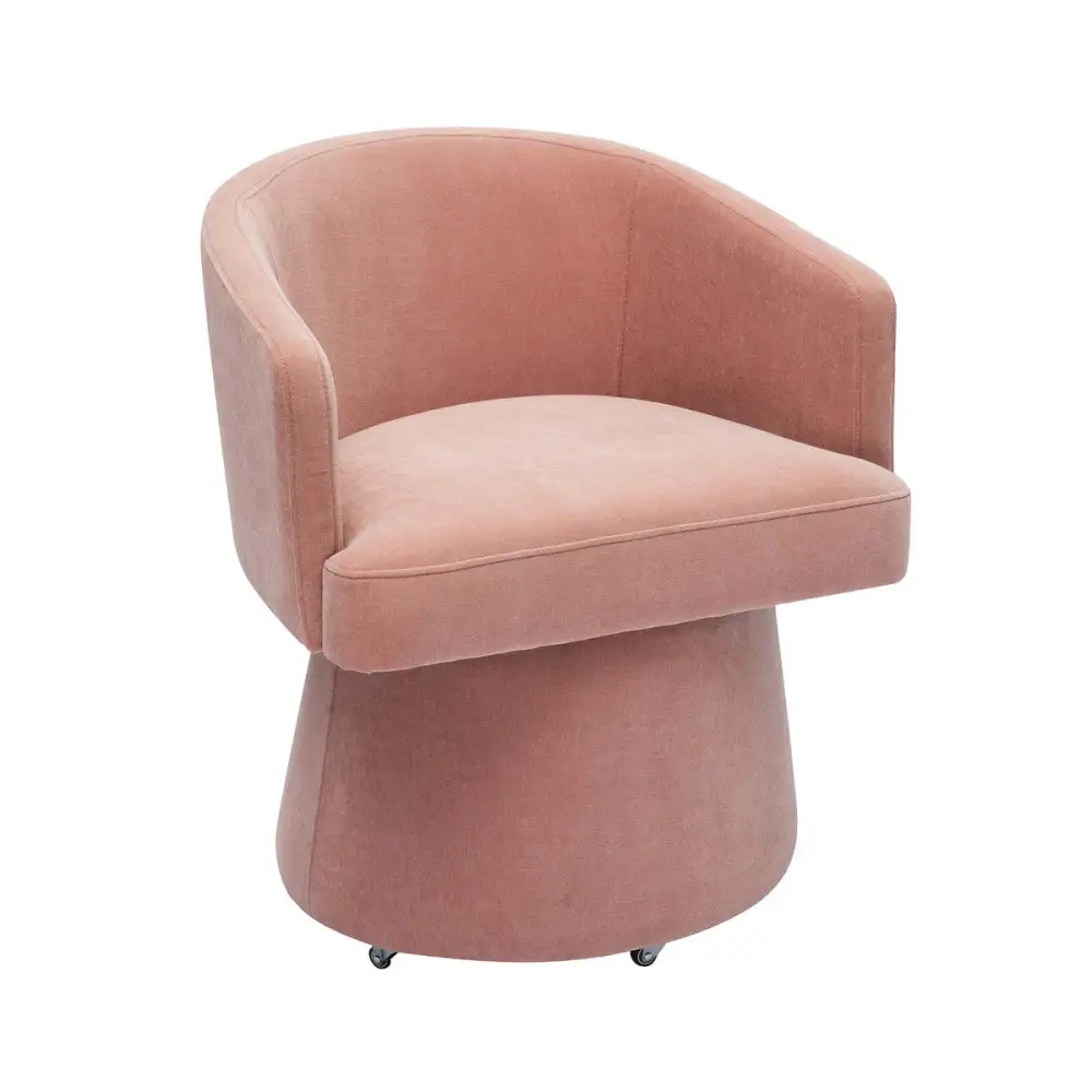 Swivel Modern Chenille Upholstered Desk Chair