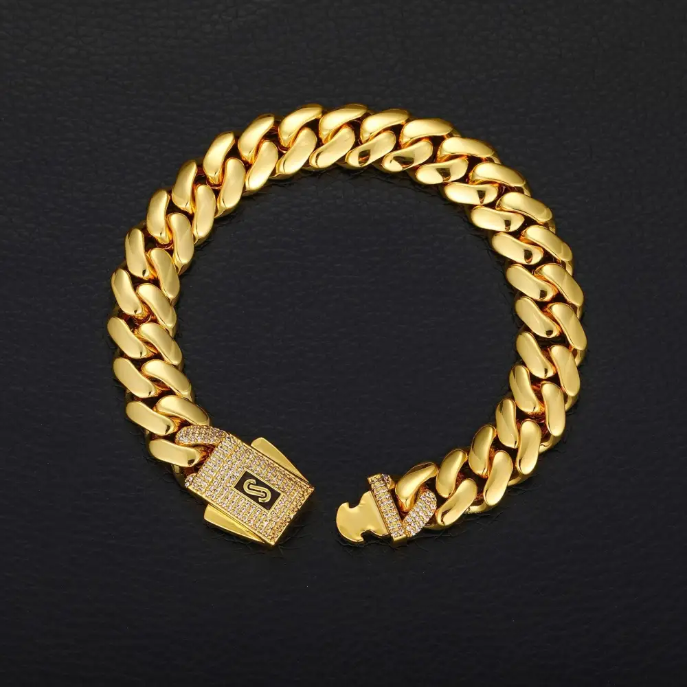 Cuban Chain Chain Hip Hop Men's Bracelet