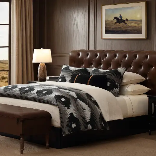 Matelasse Geometric Duvet Cover Set