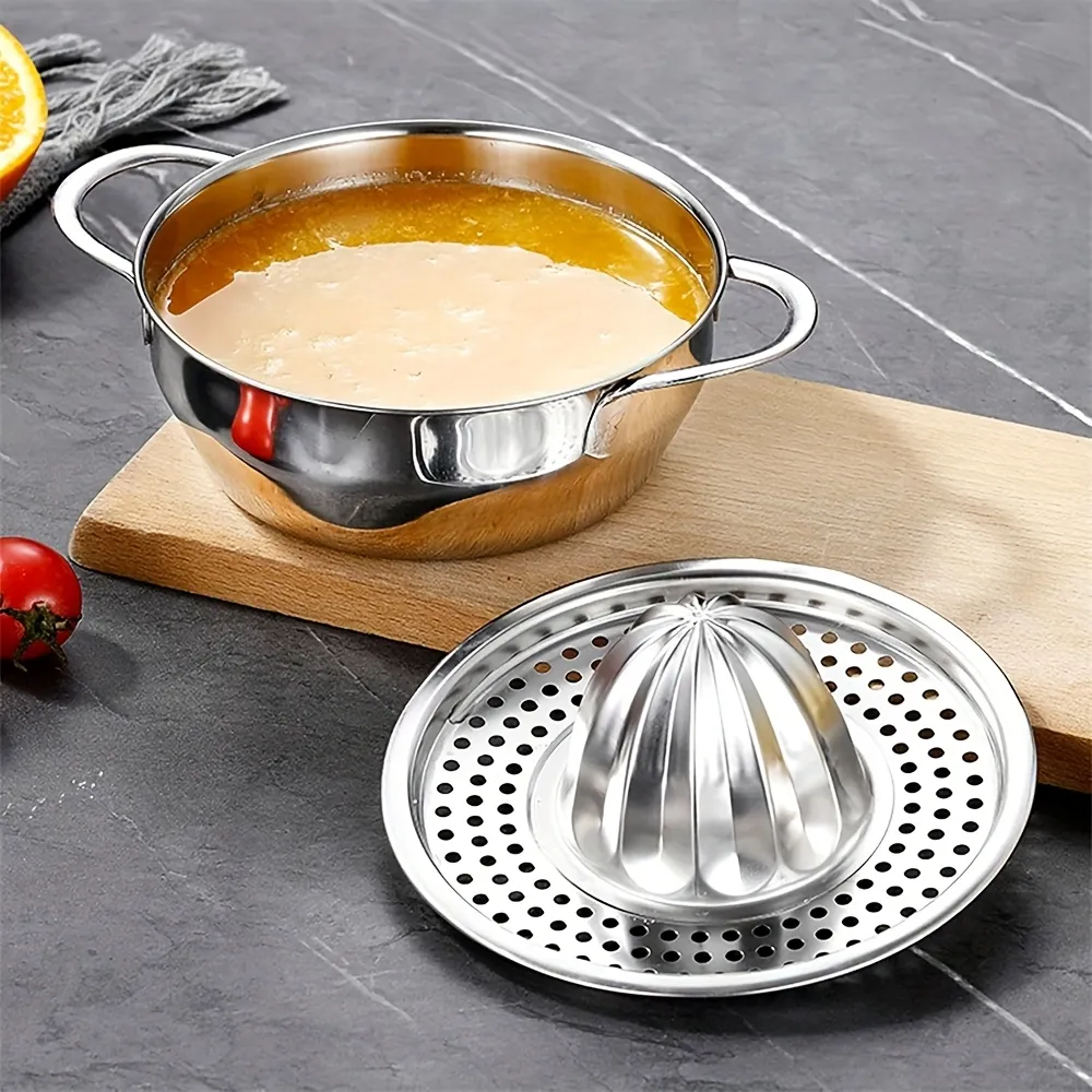 Stainless Steel Double-Handle Manual Juicer