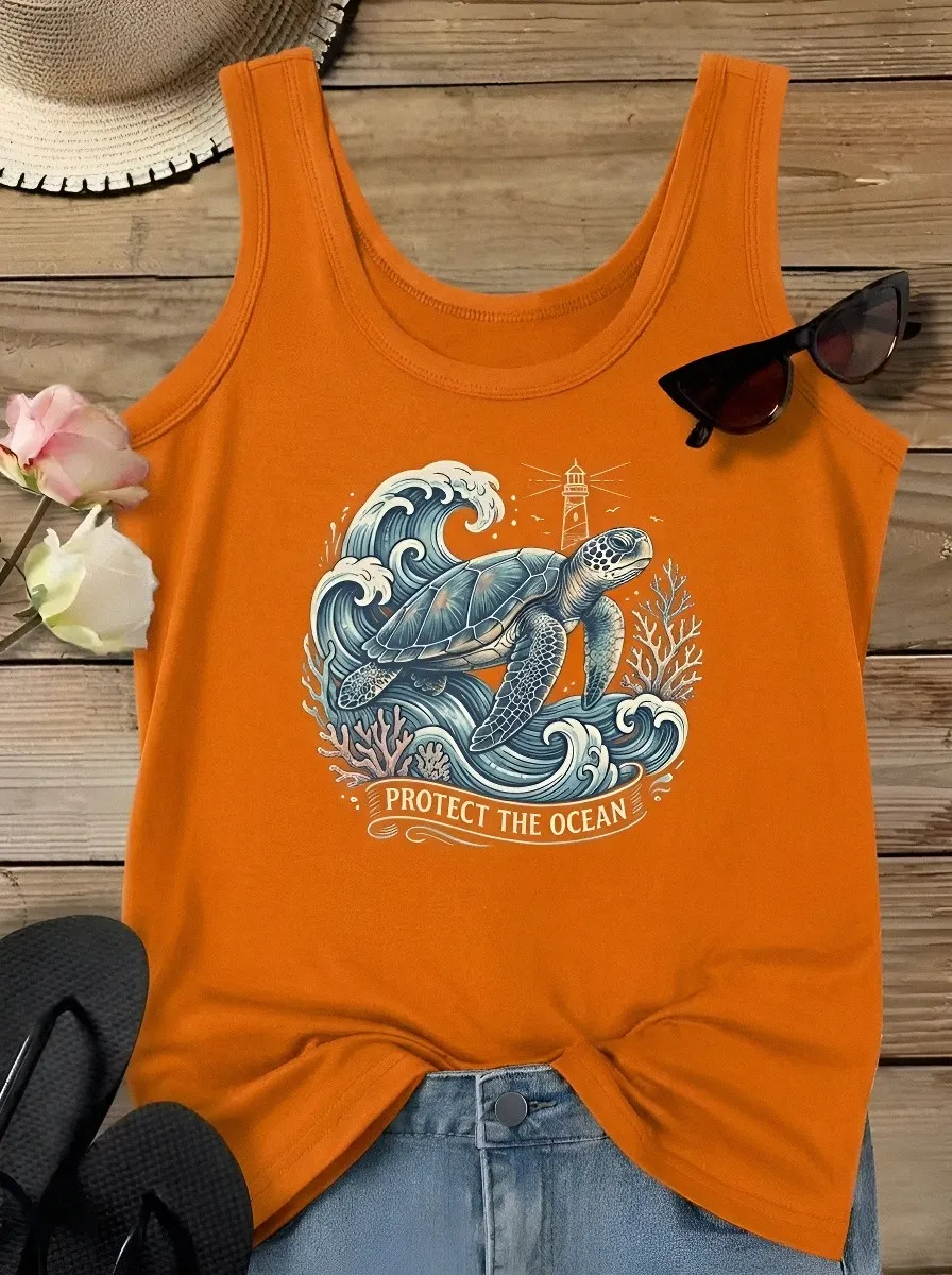 Ocean Lover Sea Tank Top Easy