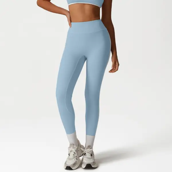 Refined Contrast Trim Leggings