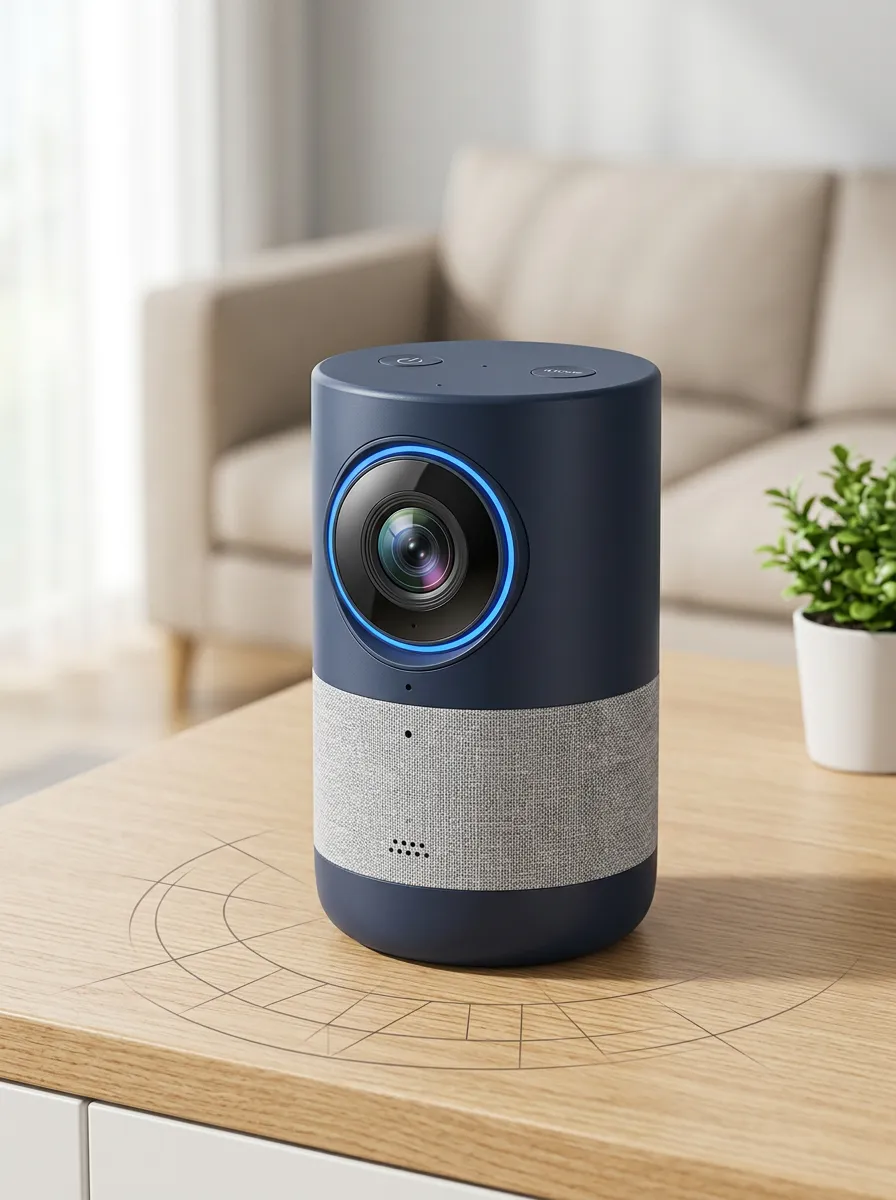 LED Ring Mini Security Camera