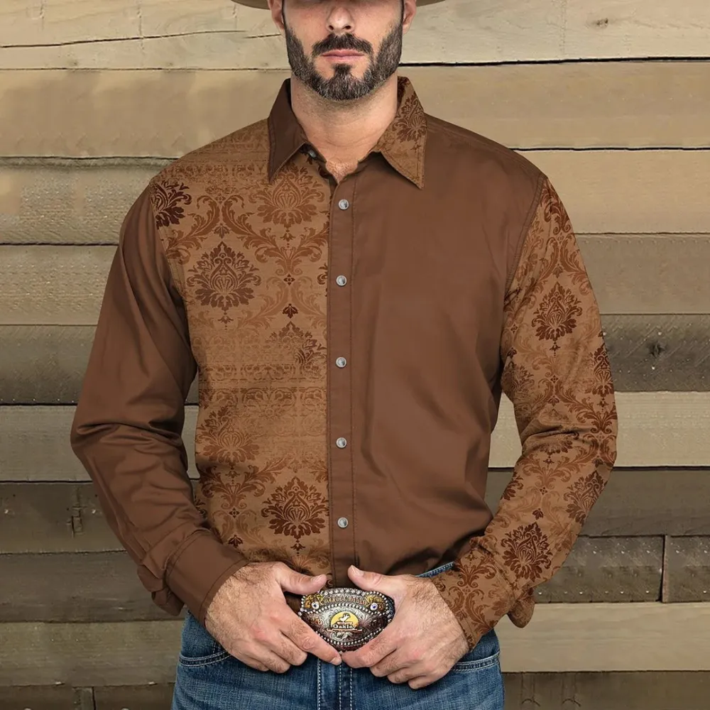 Textured Printed Shirt