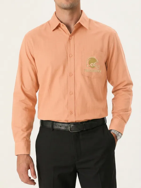 Football Graphic Casual Shirt