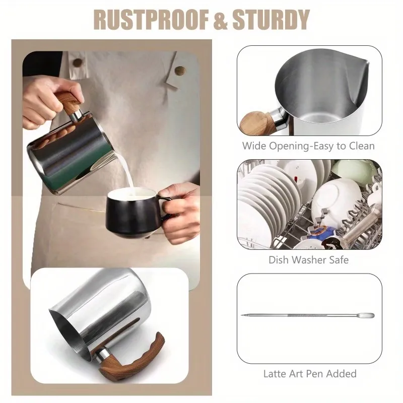 Coffee Milk Frothing Pitcher