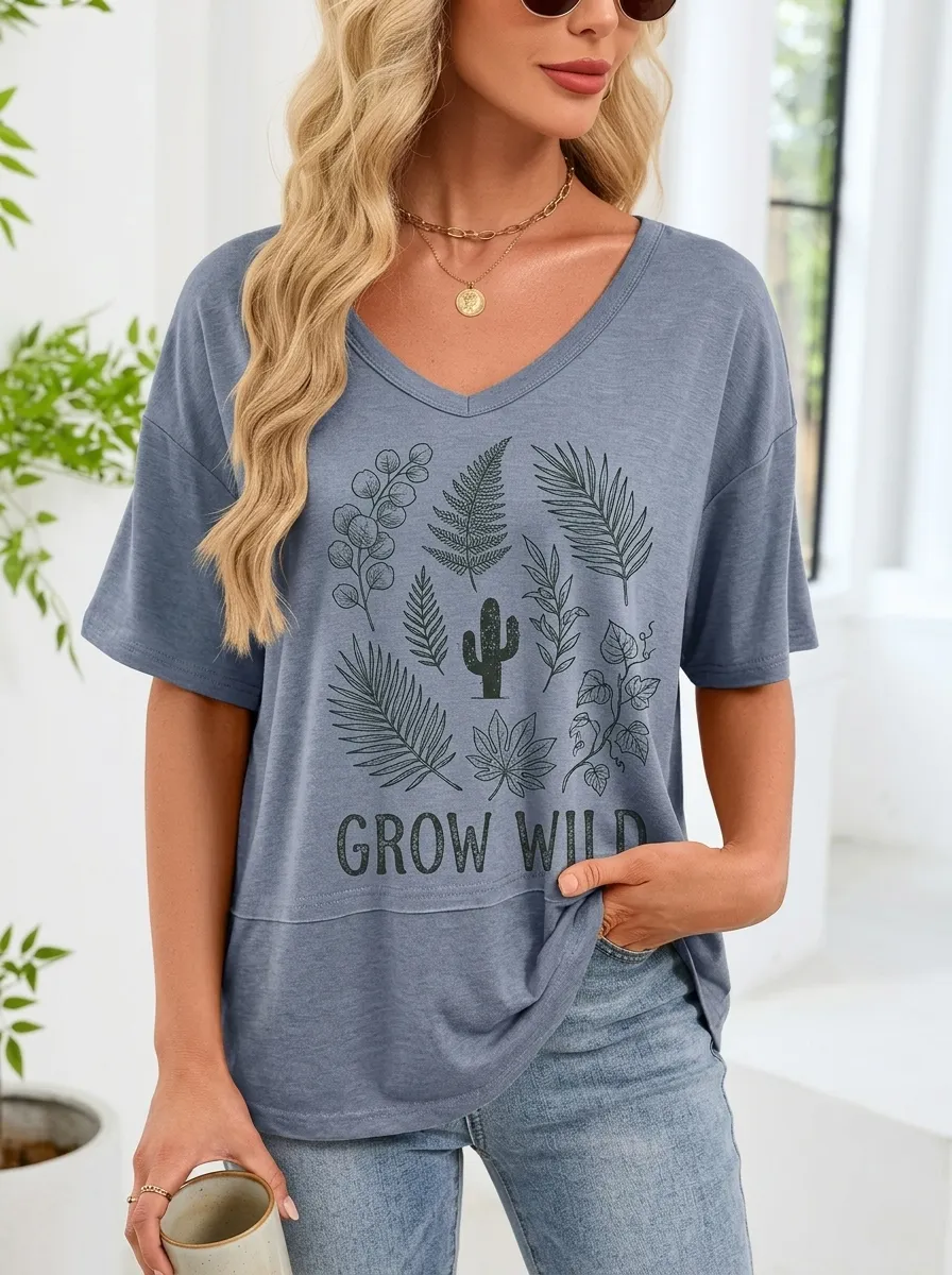 Grow Wild Cactus T-Shirt Classic