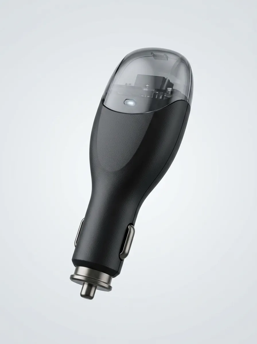 Transparent Shell Vehicle Power-Socket Module