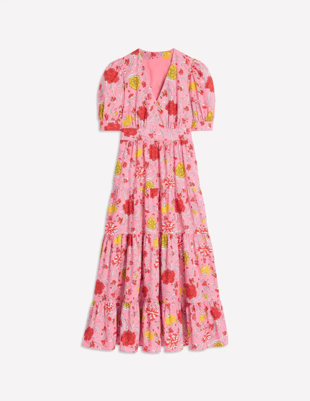 Puff Sleeve Maxi Dress