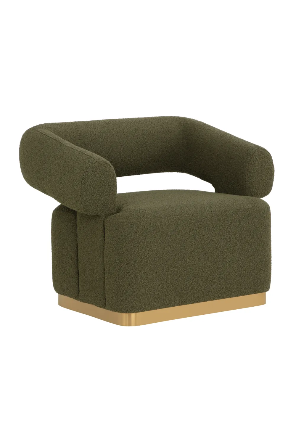 Sculptural Swivel Lounge Chair