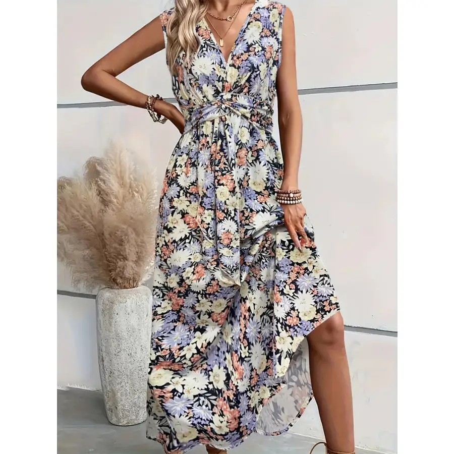 Midi Sleeveless Midi Dress