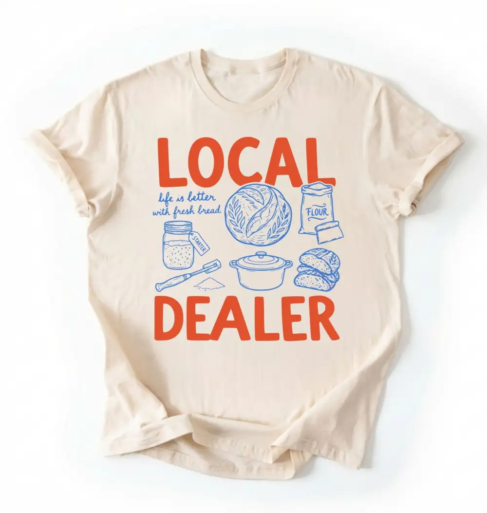 Bread Market Graphic Cotton Tee