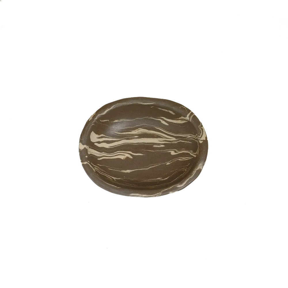Marble Dark Egg Bowl
