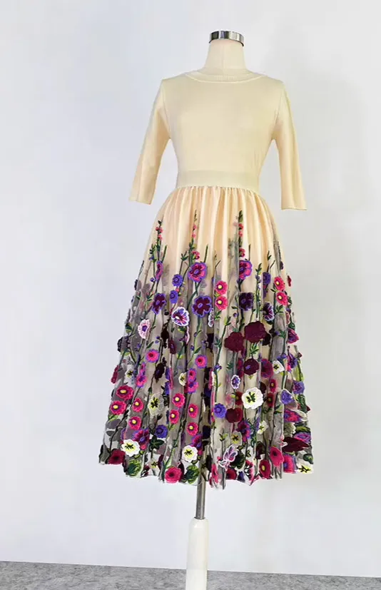 Maxi High Waist Skirt