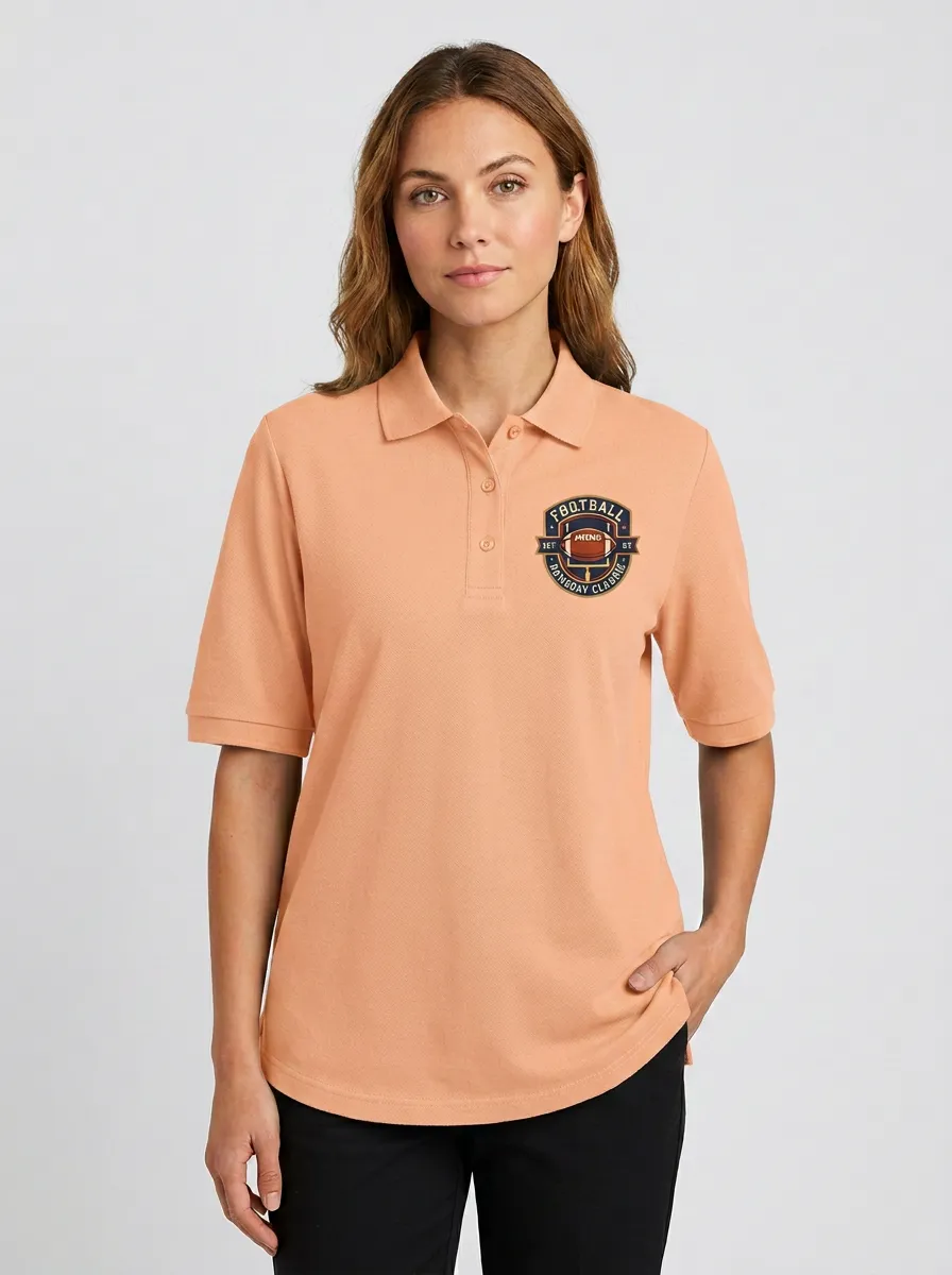 Football Inspired Casual Polo Shirt