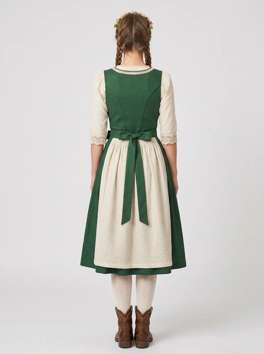 Traditional Women's Bavarian Oktoberfest Dirndl Dress