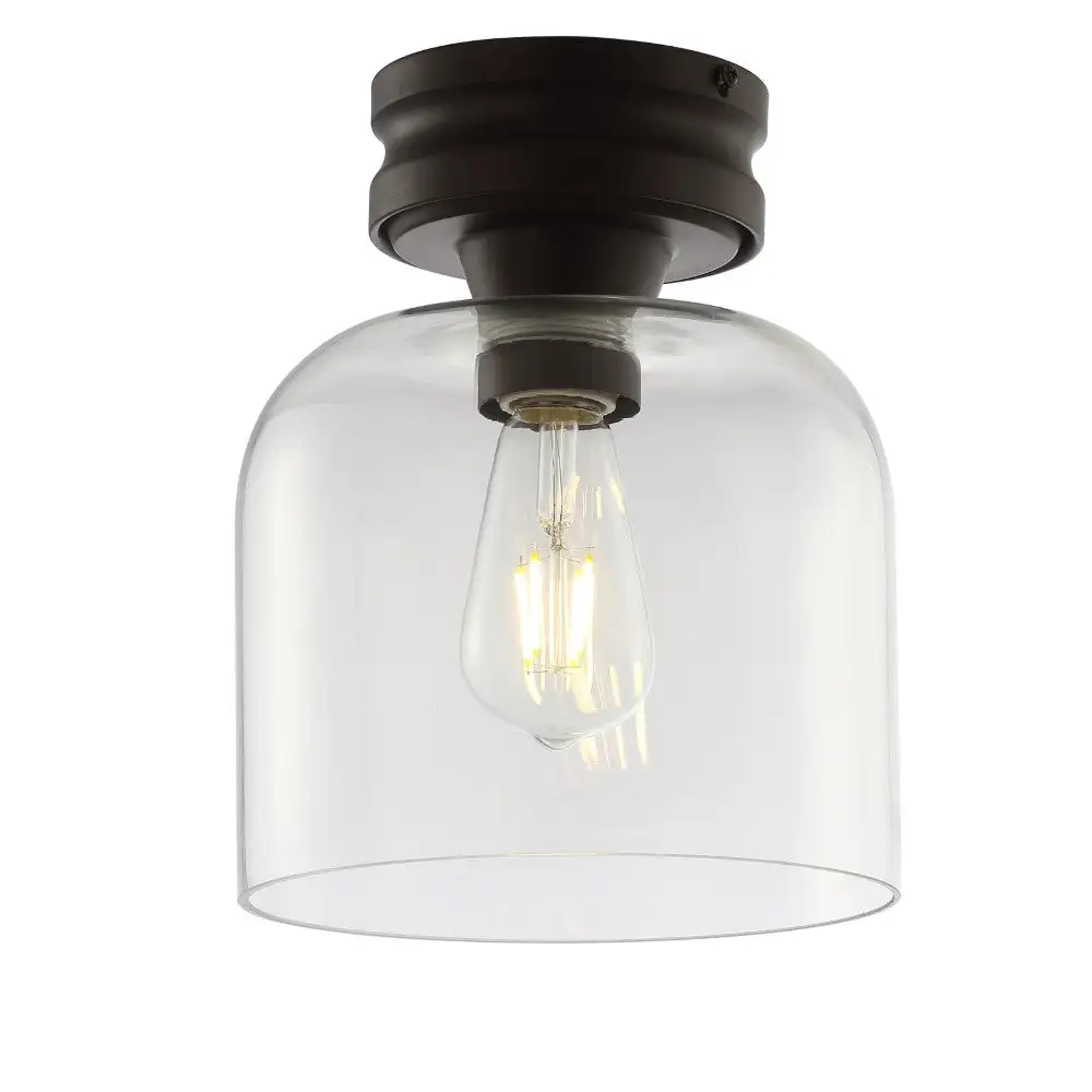 Ambient Metal Glass LED Flush Mount