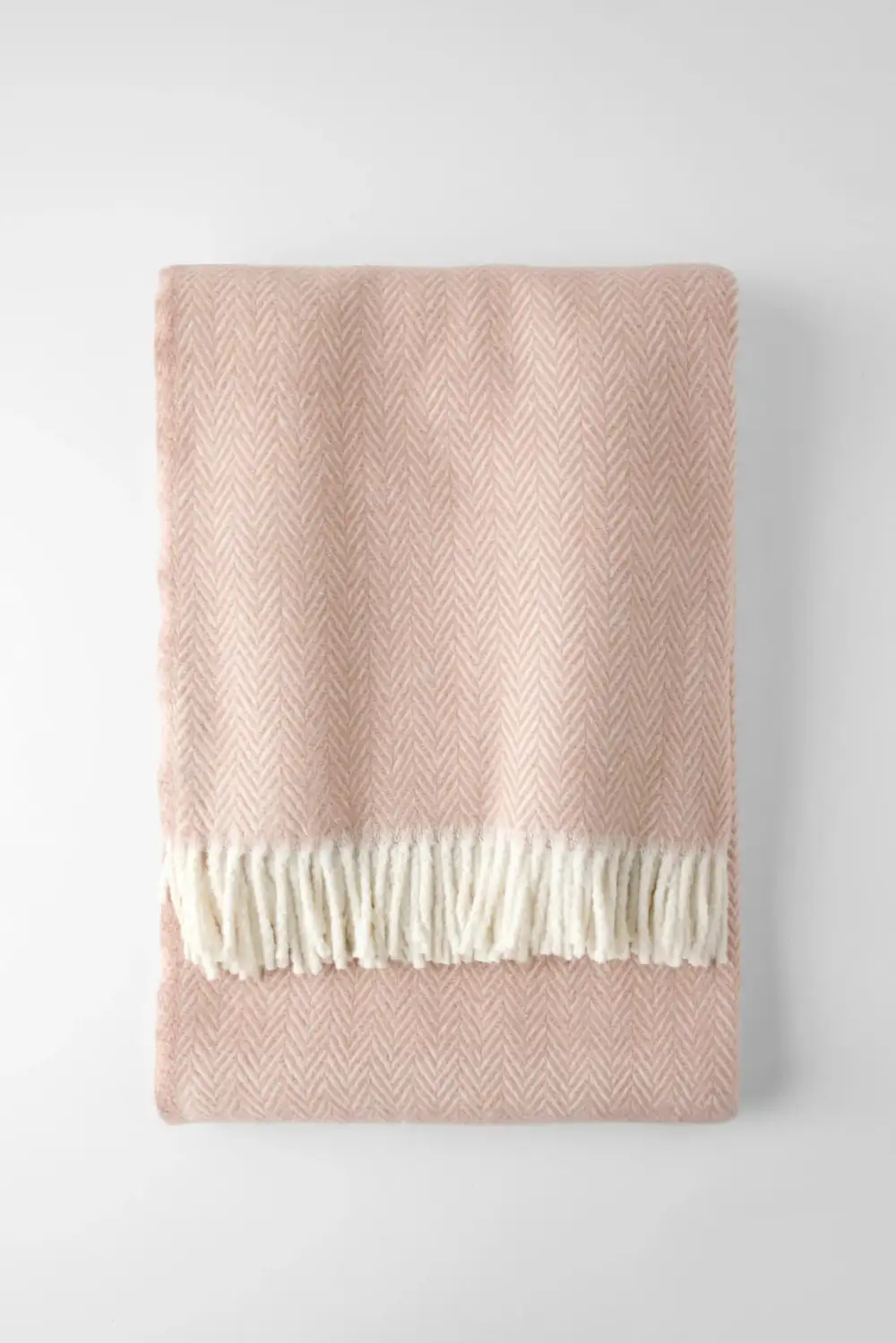 Textured Cotton Blend Throw