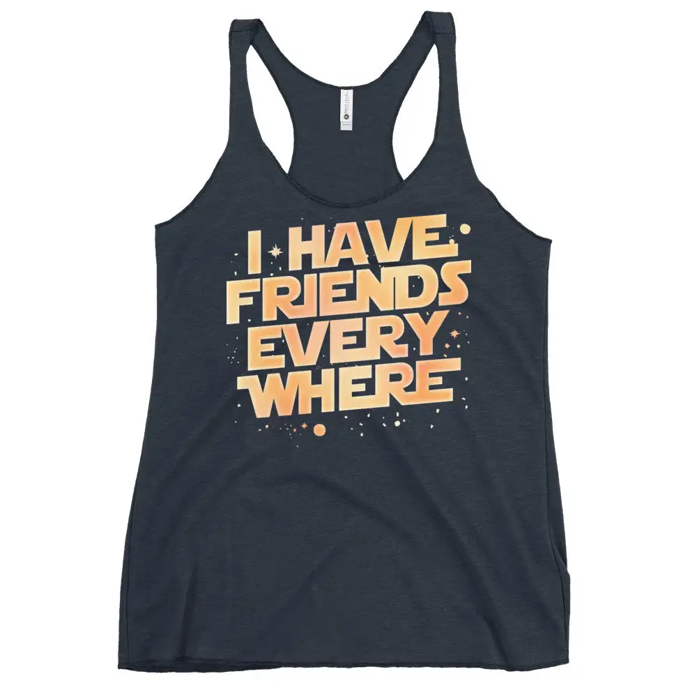Friends Print Racerback Tank