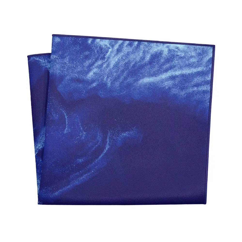 Tailored Subtle Space Motif Pocket Square