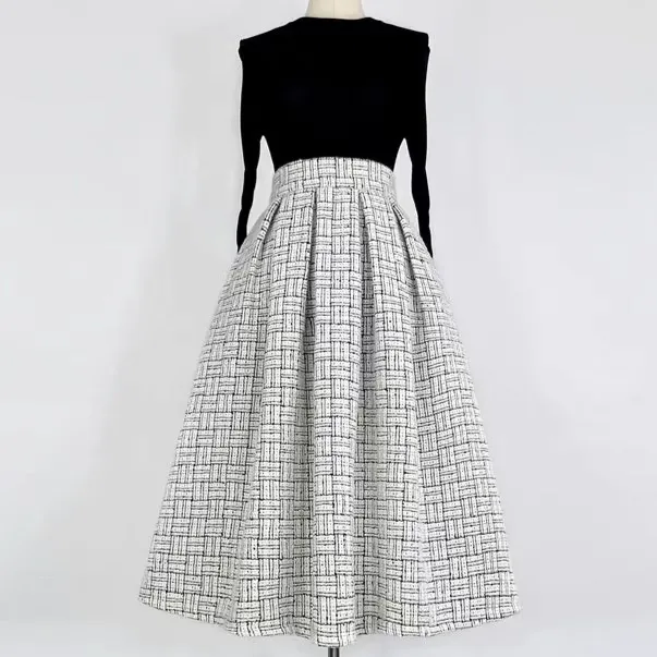 Laidback Casual Everyday Casual Wool Skirt