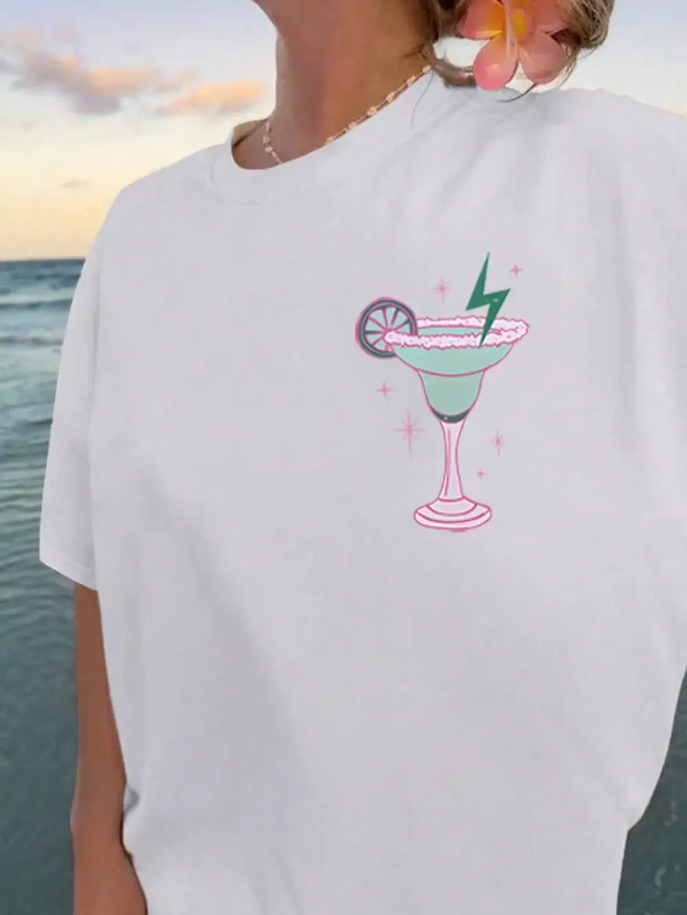 Tanned And Tipsy Oversized Baggy Fit T-Shirt