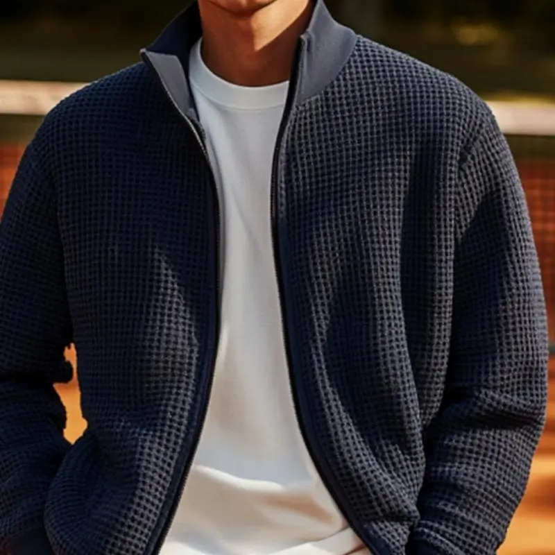 Knit Textured Relaxed Cardigan