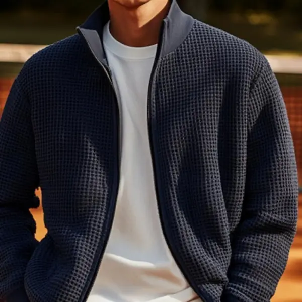 Knit Textured Relaxed Cardigan